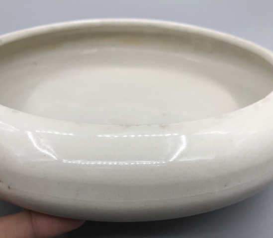 古玩陶瓷民國·白釉筆洗真品鑒賞圖