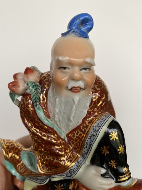 古玩陶瓷東方朔塑像真品鑒賞圖