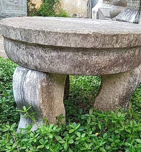 古玩雜項(xiàng)石桌真品鑒賞圖