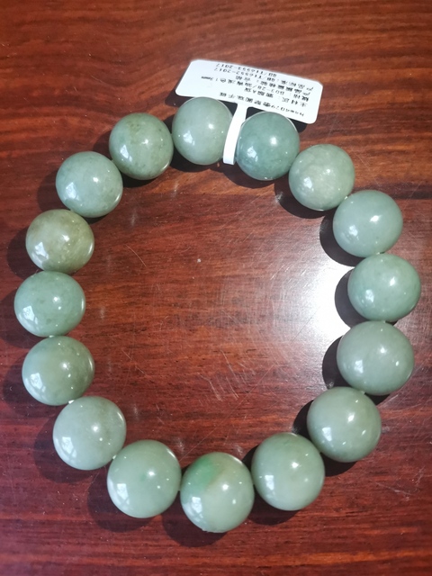 古玩玉器翡翠珠串拍賣，當前價格360元
