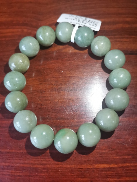 古玩玉器翡翠珠串拍賣，當前價格360元