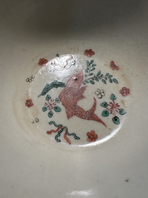 古玩陶瓷五彩人物故事碗真品鑒賞圖