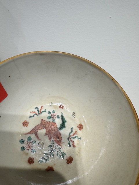 古玩陶瓷五彩人物故事碗真品鑒賞圖