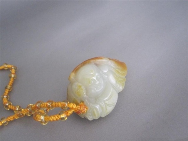 古玩玉器和田玉童子掛件拍賣,當前價格2288元
