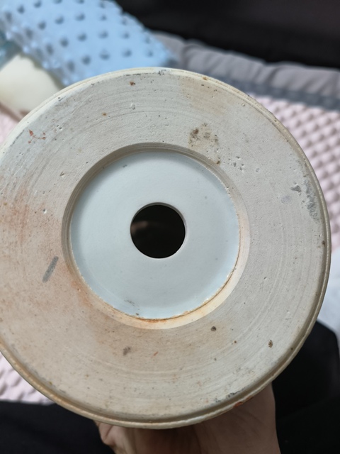 古玩陶瓷粉彩海水云龍紋帽筒真品鑒賞圖