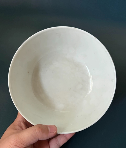 古玩陶瓷民國初期粉彩英雄獨立圖茶碗拍賣，當前價格880元