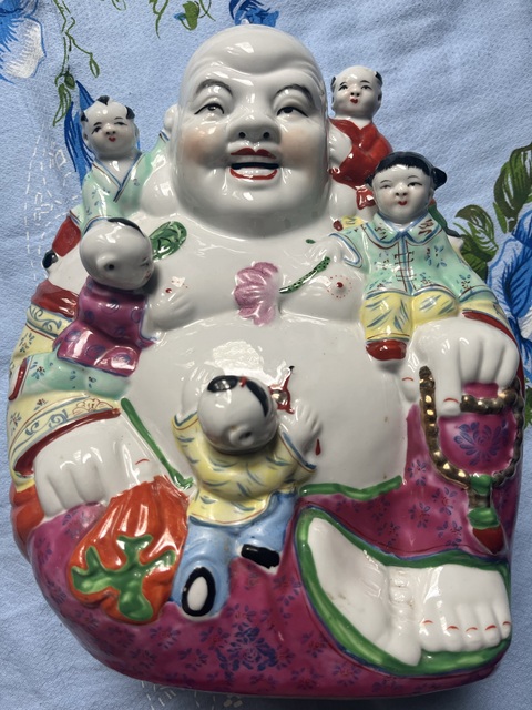 古玩陶瓷彌勒佛真品鑒賞圖