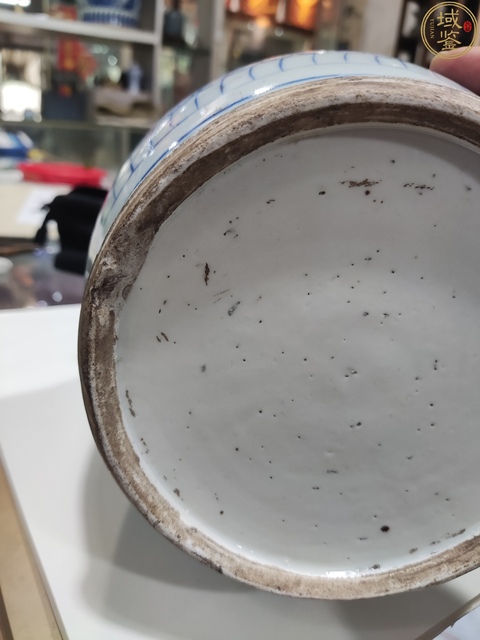 古玩陶瓷清中期青花淡描花卉六喜撇口瓶拍賣,當前價格5000元