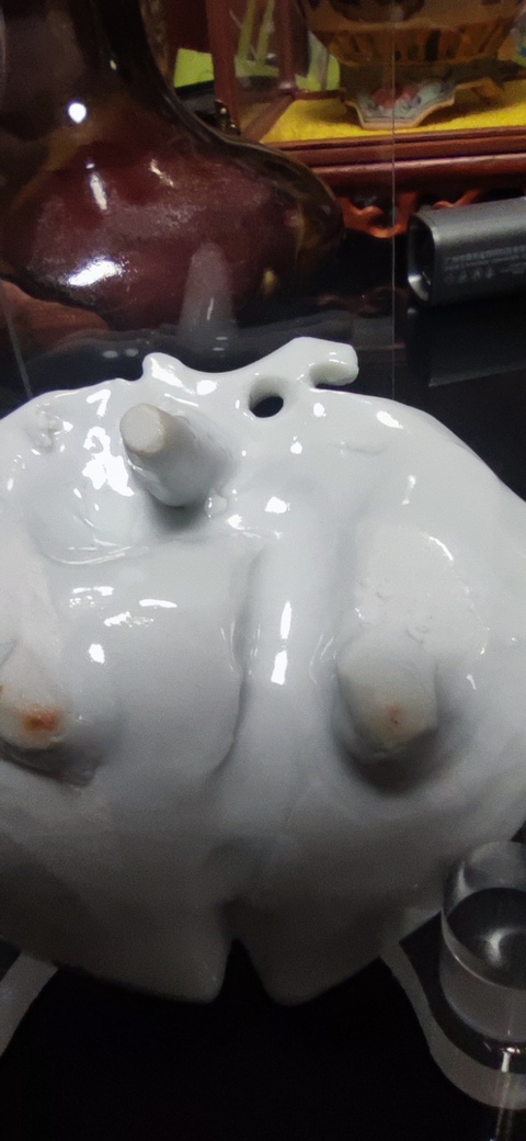 古玩陶瓷德化窯筆舔真品鑒賞圖