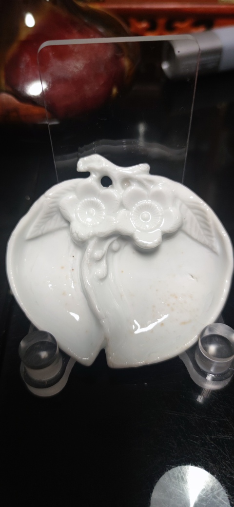 古玩陶瓷德化窯筆舔真品鑒賞圖