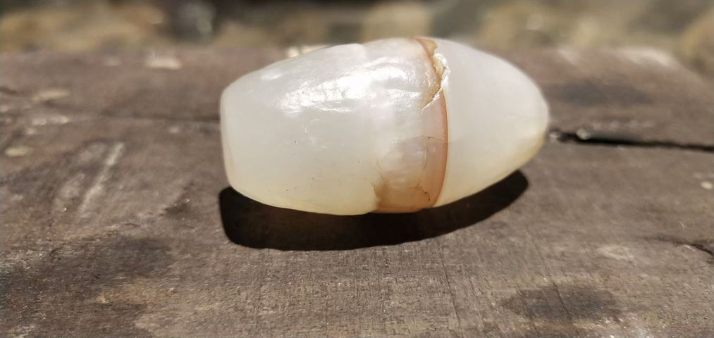 古玩玉器瑪瑙無孔珠真品鑒賞圖