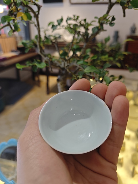古玩陶瓷青花茶園真品鑒賞圖