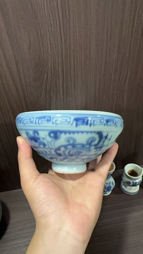 古玩陶瓷青花碗真品鑒賞圖
