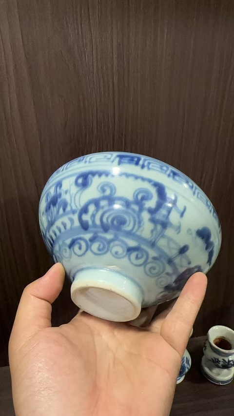 古玩陶瓷青花碗真品鑒賞圖