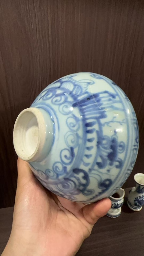 古玩陶瓷青花碗真品鑒賞圖