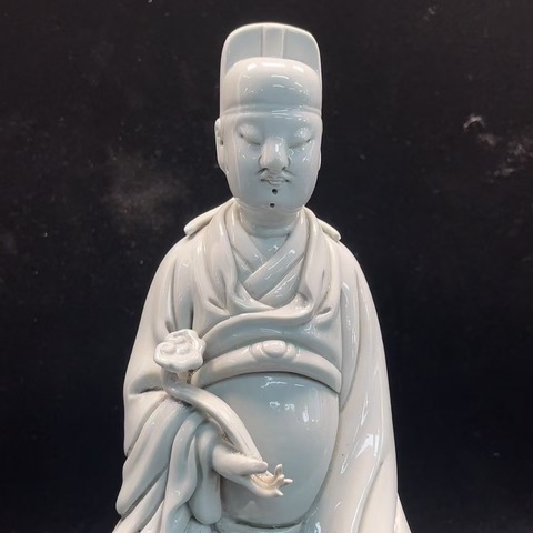 古玩陶瓷德化窯觀塑像拍賣,當前價格800元