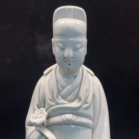 古玩陶瓷德化窯觀塑像拍賣,當前價格800元
