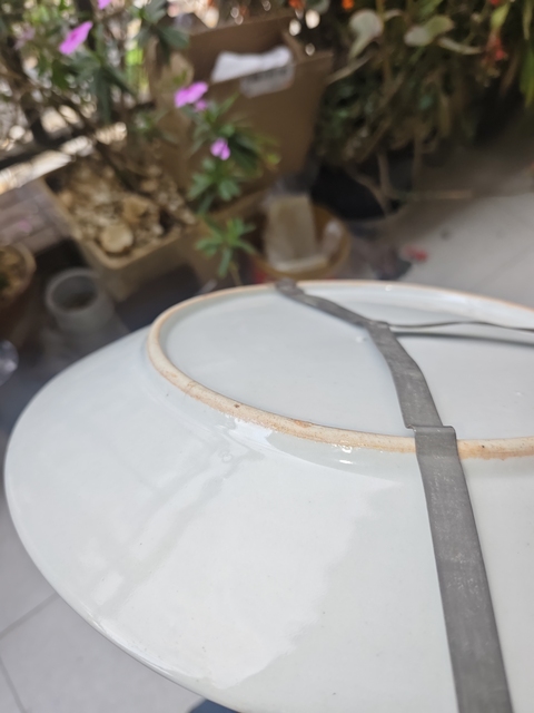 古玩陶瓷創匯時期粉彩掛盤真品鑒賞圖