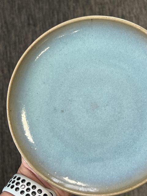 古玩陶瓷鈞窯盤真品鑒賞圖