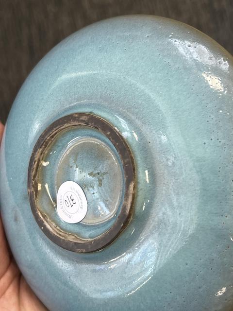 古玩陶瓷鈞窯盤真品鑒賞圖