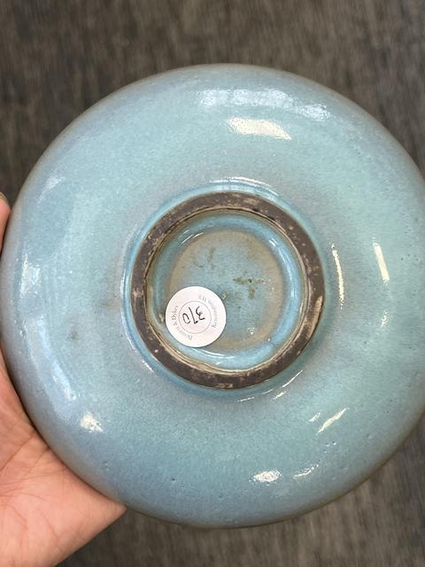 古玩陶瓷鈞窯盤真品鑒賞圖