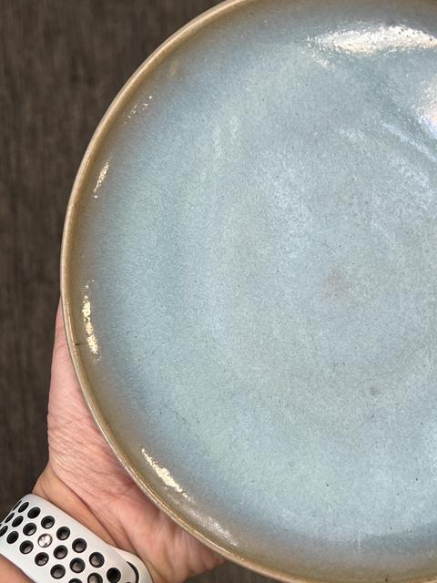 古玩陶瓷鈞窯盤真品鑒賞圖