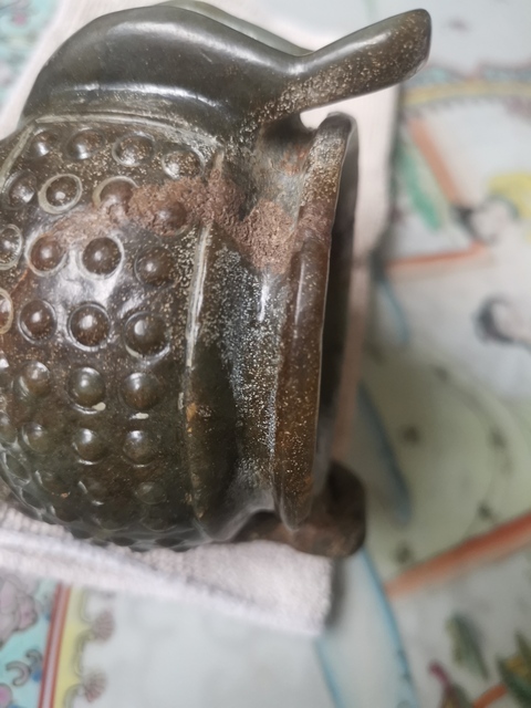 古玩玉器和田玉雕仿古“玉爐”拍賣，當前價格1288元
