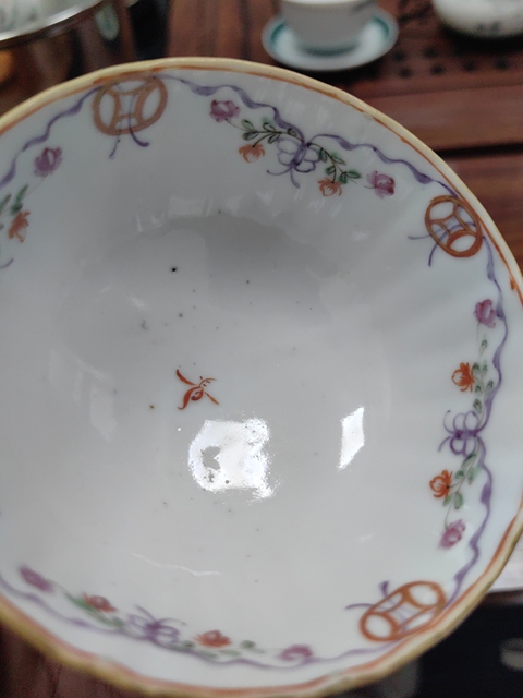 古玩陶瓷廣彩小碗真品鑒賞圖