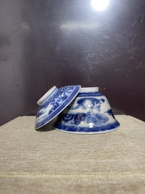 古玩陶瓷清.青花山水蓋碗拍賣，當(dāng)前價格2680元