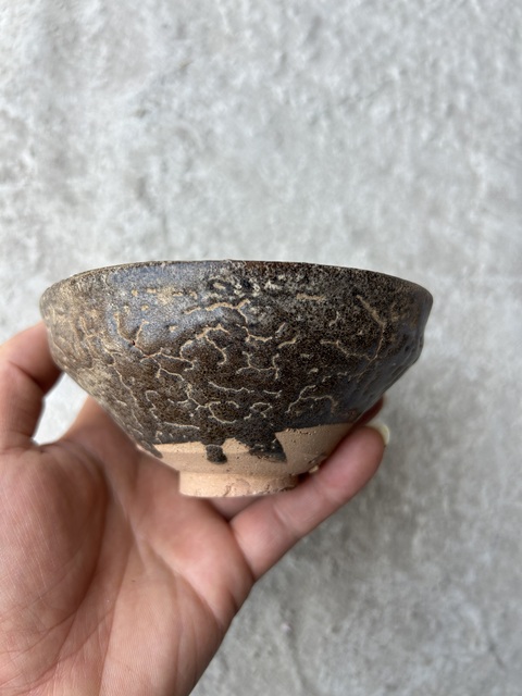 古玩陶瓷建窯龜背盞拍賣,當前價格255元
