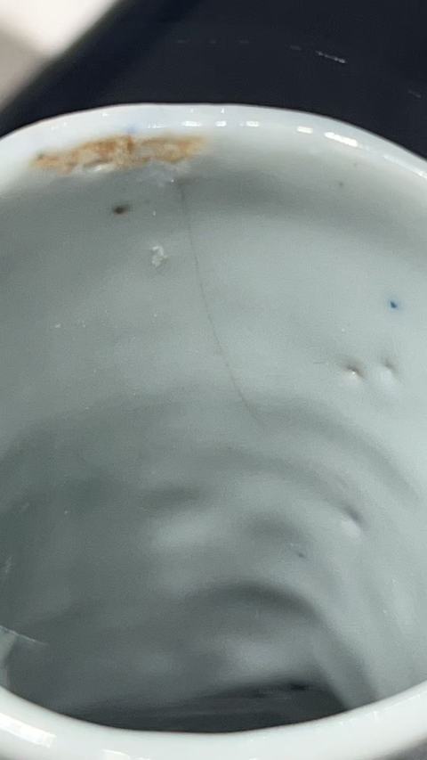 古玩陶瓷青花市井人物圖抱月瓶真品鑒賞圖