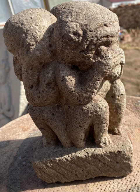 古玩雜項三不猴真品鑒賞圖