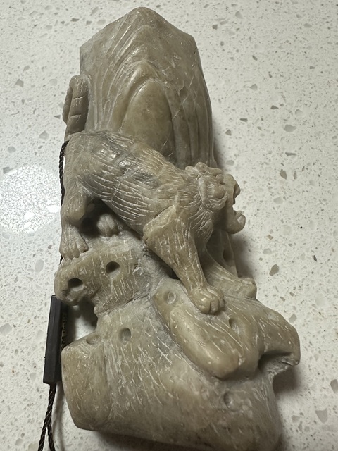 古玩玉器民國壽山石筆桶拍賣,當前價格1600元