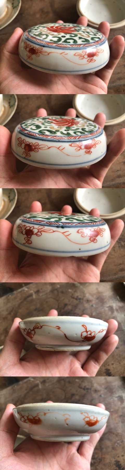 古玩陶瓷清·康熙 青花五彩花卉紋粉盒拍賣,當(dāng)前價(jià)格6000元