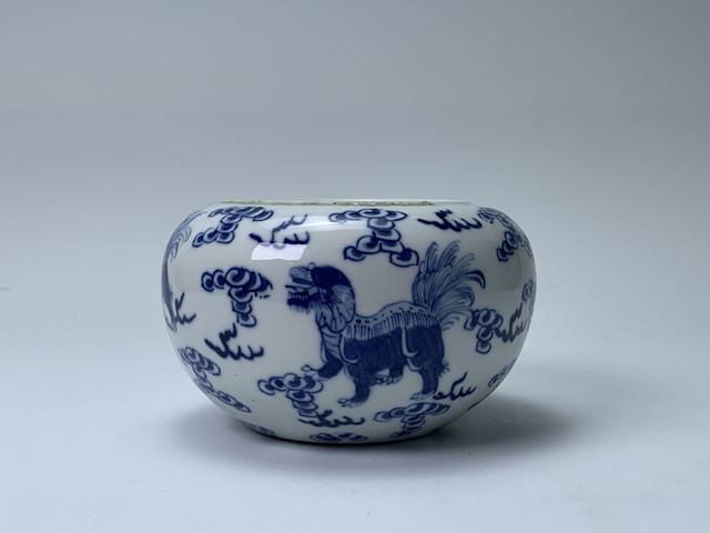古玩陶瓷水盂真品鑒賞圖