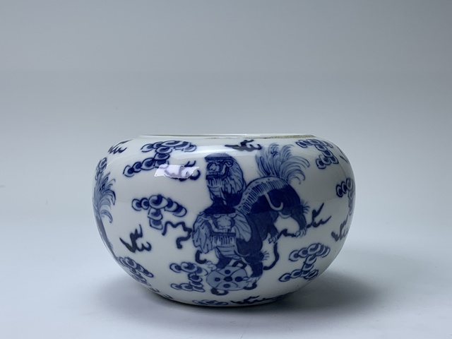 古玩陶瓷水盂真品鑒賞圖