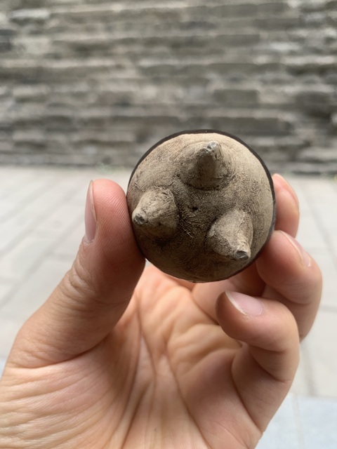 古玩陶瓷耀州窯黑釉香爐拍賣,當前價格4600元