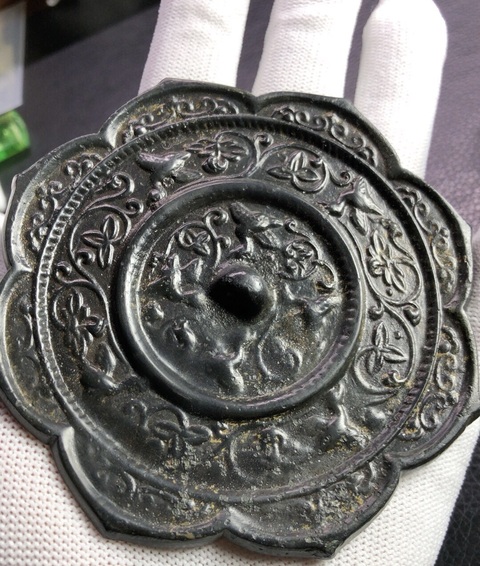 古玩銅器銅鏡真品鑒賞圖