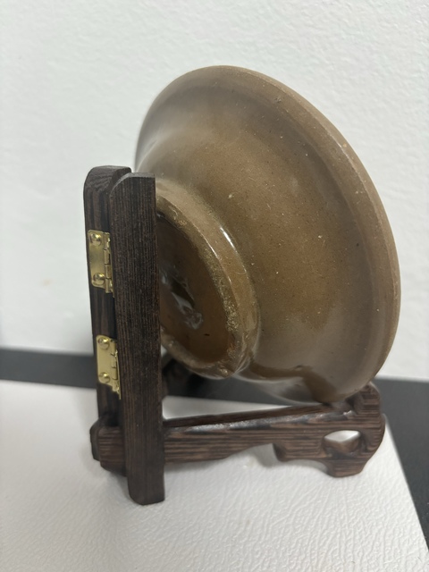 古玩陶瓷元·龍泉洗真品鑒賞圖