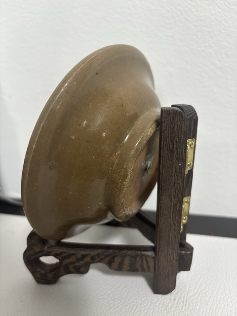 古玩陶瓷元·龍泉洗真品鑒賞圖