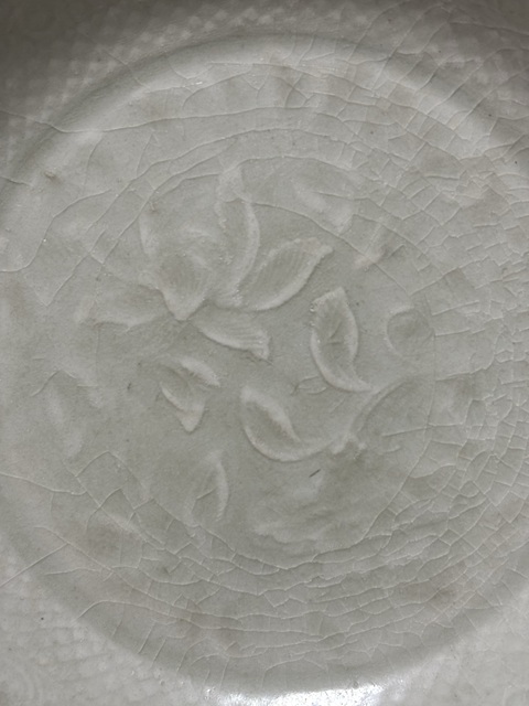 古玩陶瓷北宋·刻花洗真品鑒賞圖