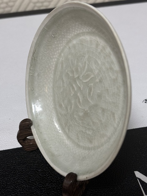 古玩陶瓷北宋·刻花洗真品鑒賞圖