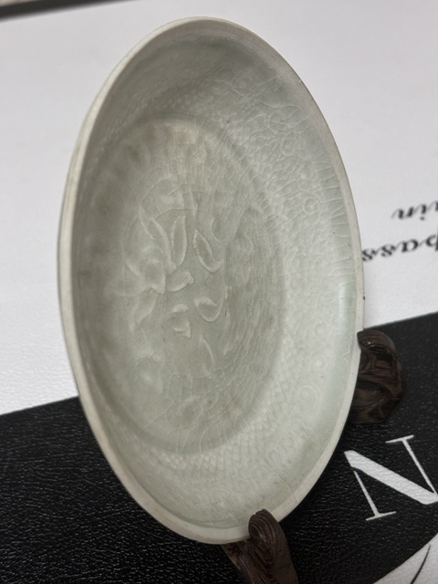 古玩陶瓷北宋·刻花洗真品鑒賞圖