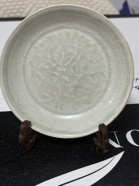 古玩陶瓷北宋·刻花洗真品鑒賞圖