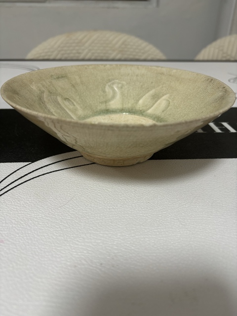 古玩陶瓷宋元·刻花大碗真品鑒賞圖