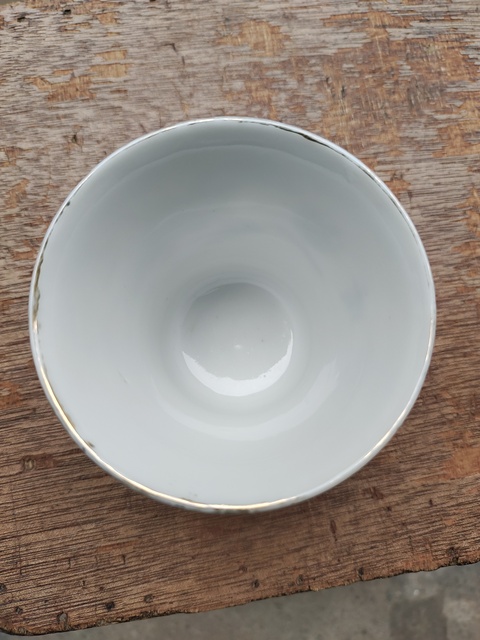 古玩陶瓷粉彩馬蹄杯真品鑒賞圖