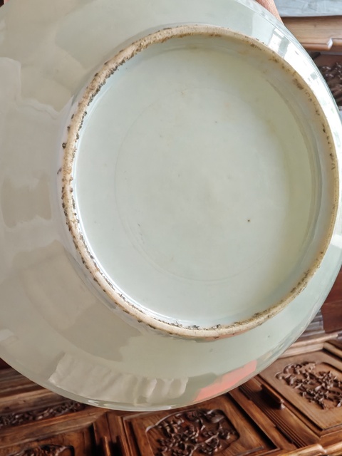 古玩陶瓷廣彩人物故事紋盤真品鑒賞圖