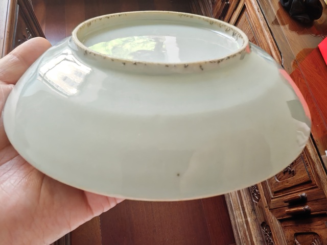 古玩陶瓷廣彩人物故事紋盤真品鑒賞圖