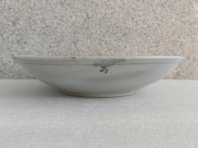 古玩陶瓷青花魚紋盤真品鑒賞圖