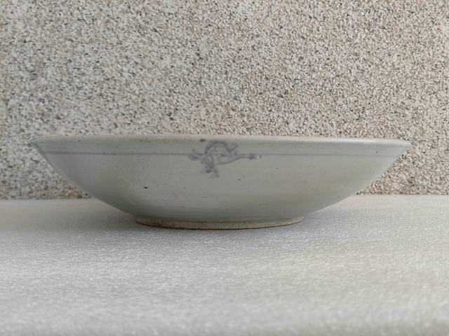 古玩陶瓷青花魚紋盤真品鑒賞圖